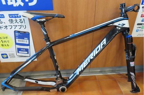 Merida big7 frame black blue - black, x