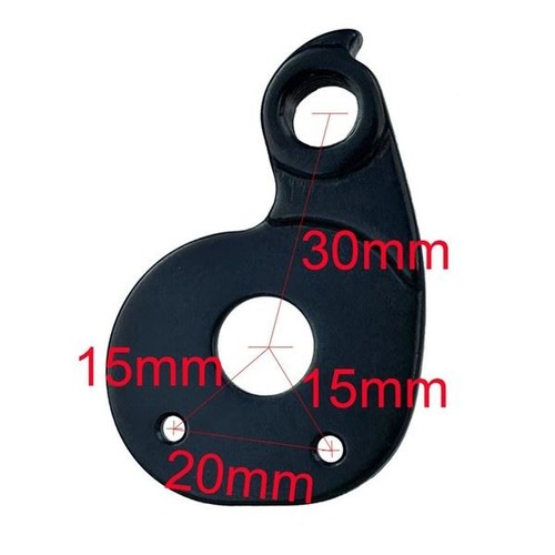 Bike rear derailleur hanger - rear,